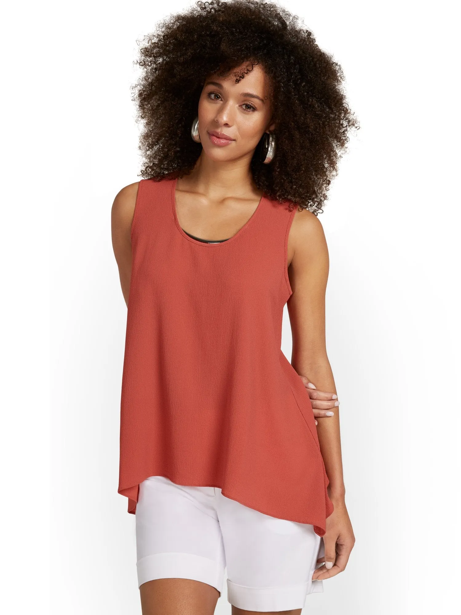 Hardware Scoopneck Tank