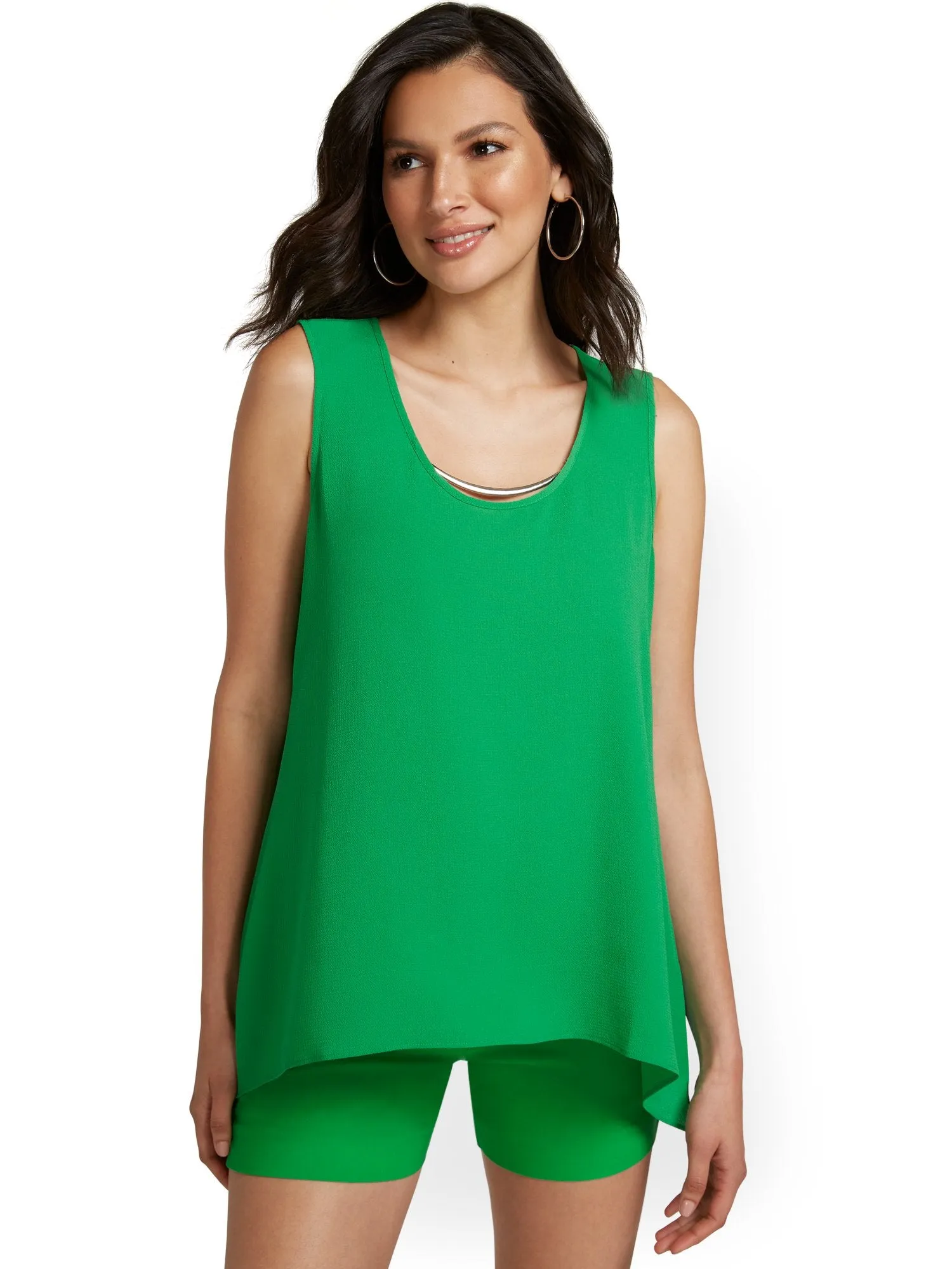 Hardware Scoopneck Tank