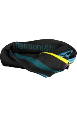 Harmont & Blaine Black Wool Men Scarf