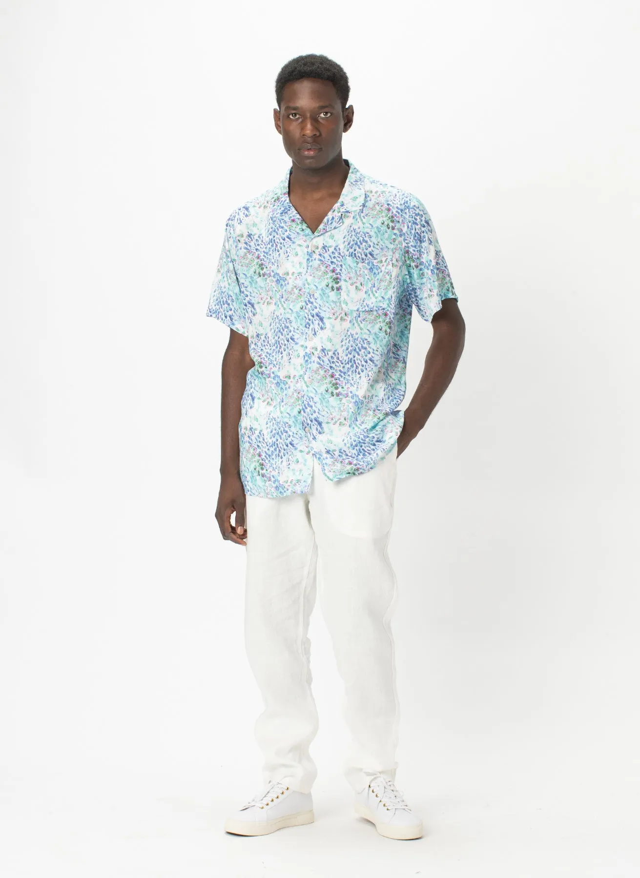 Holiday Camp-Collar Shirt Animal