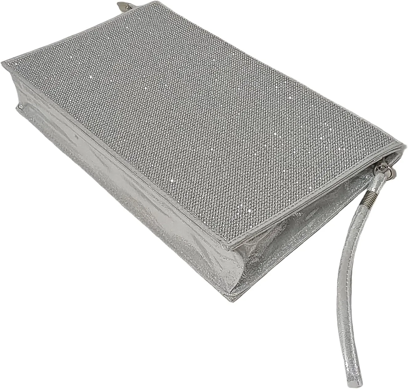 HUANG ZHUANG Large Wristlet Handbag for Women Evening Bags Envelope Clutches Purses with Rhinestones Party Prom Handbag