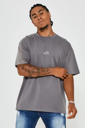 James Street Oversized T-Shirt - Dark Grey