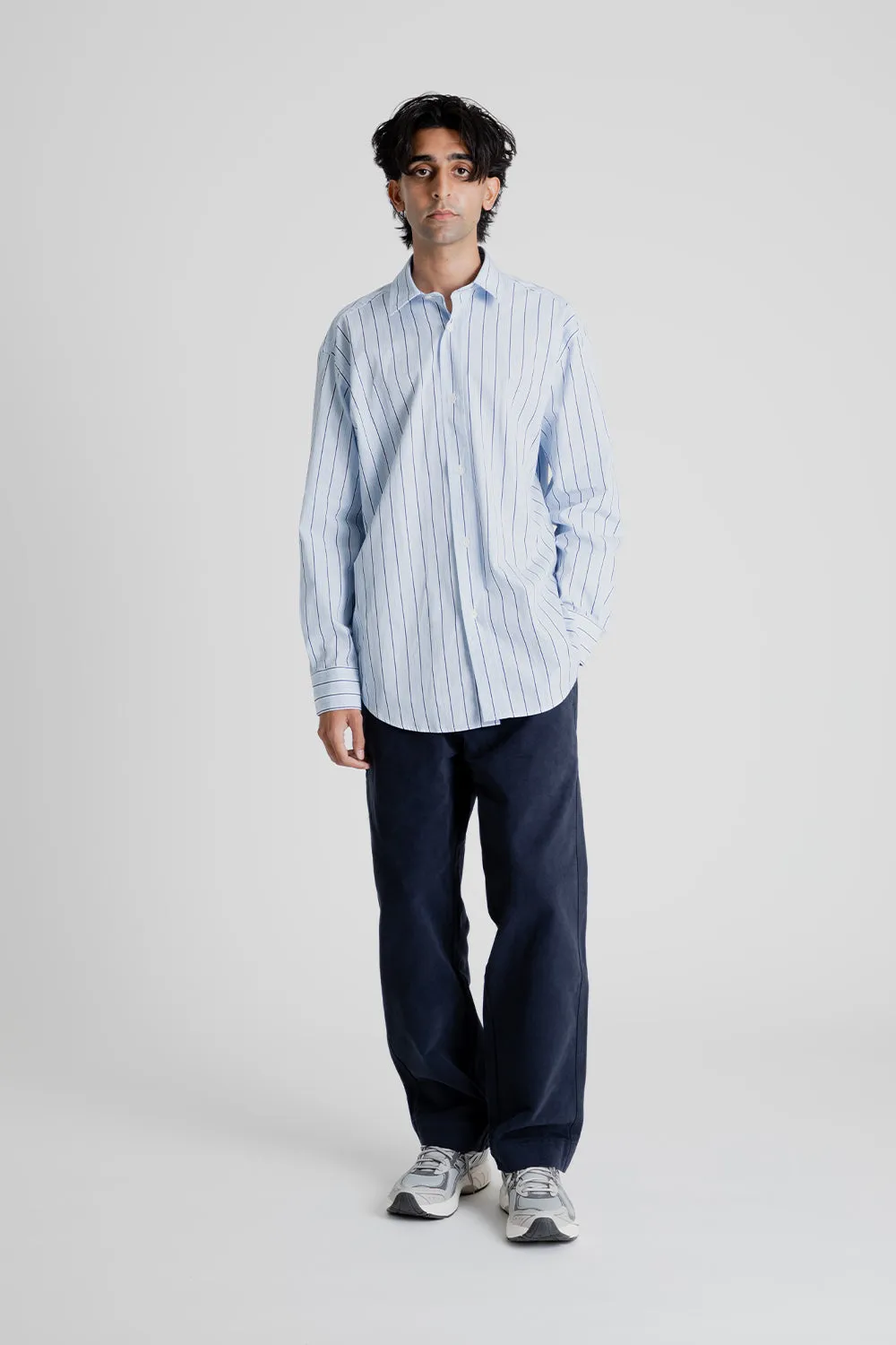 Joseph Shirt - Blue Sky Stripes