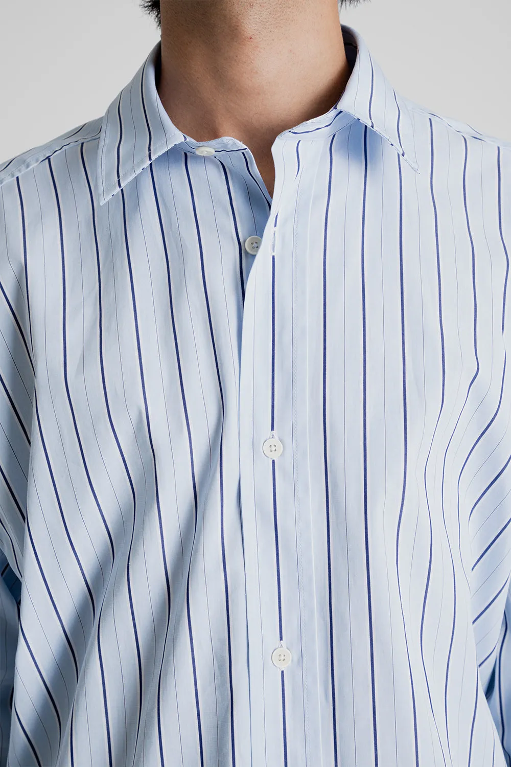 Joseph Shirt - Blue Sky Stripes