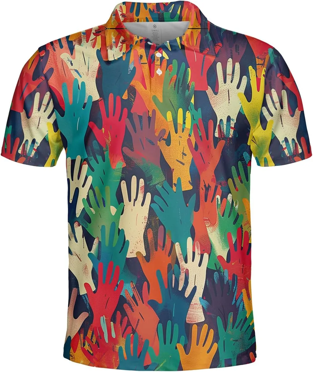 Juneteenth Polo Shirts for Men-Black History Golf Moisture Dry Fit Short Sleeve Shirts S36