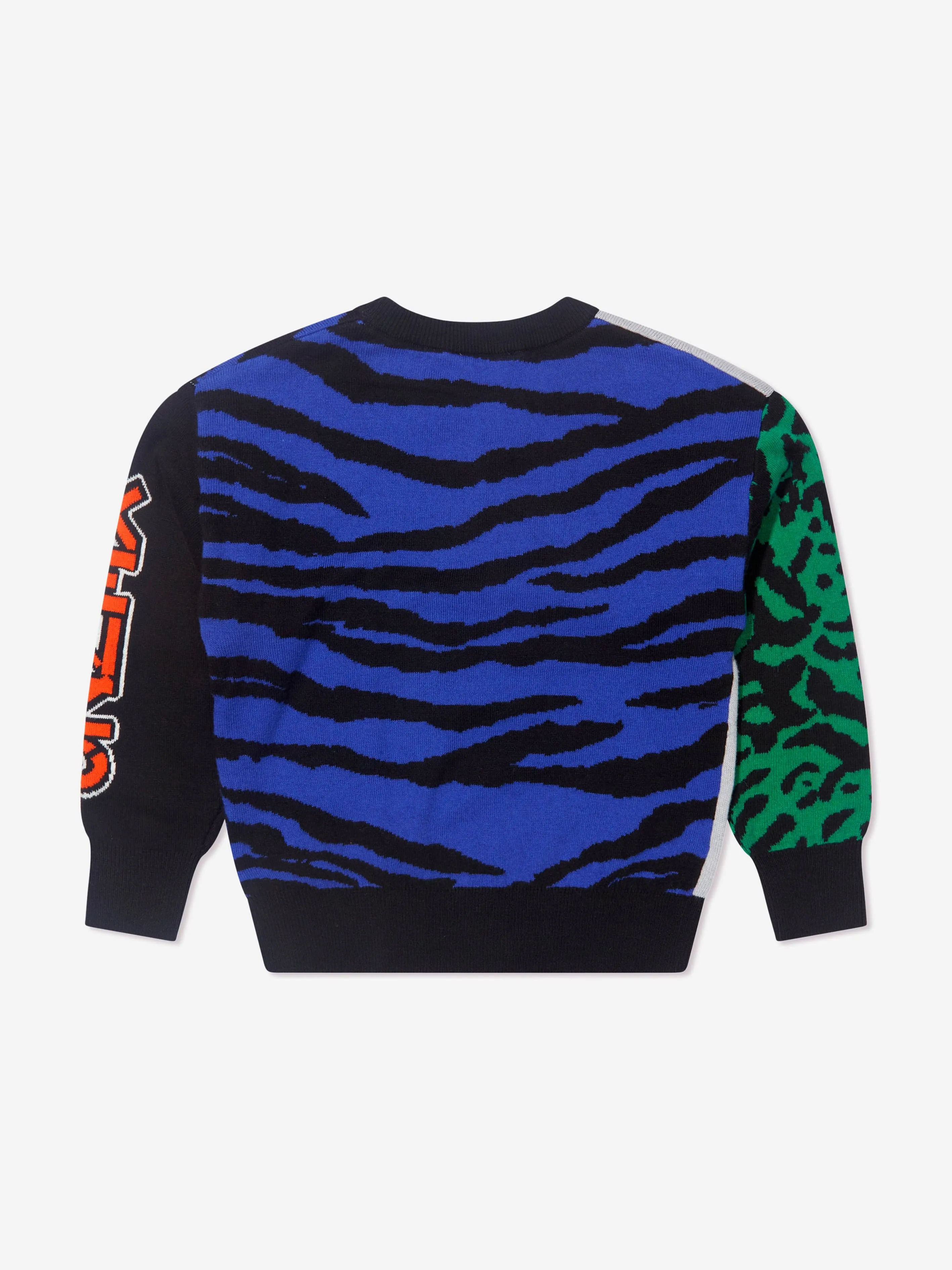 KENZO Boys Jacquard Knitted Tiger Jumper