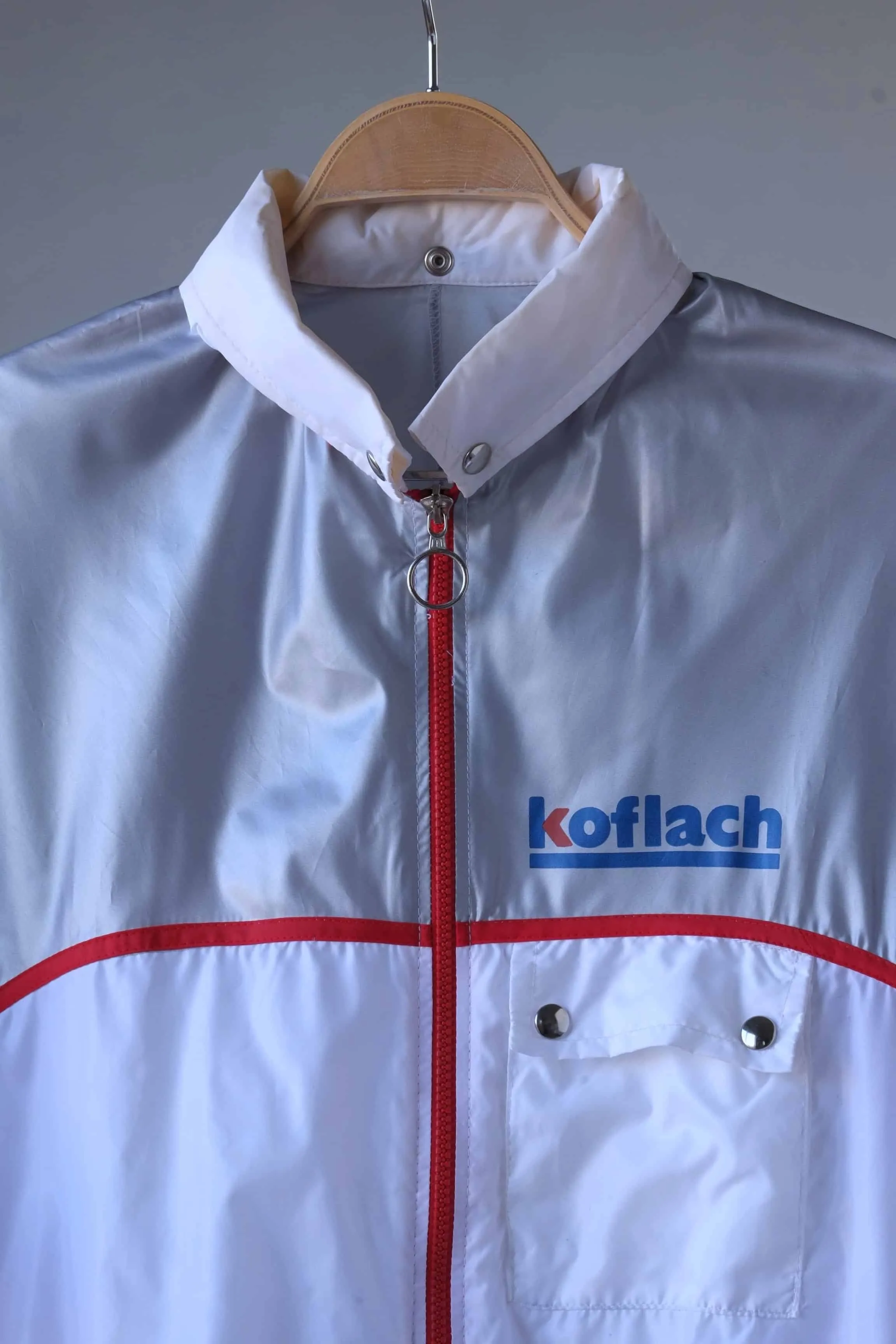 KOFLACH Vintage Windbreaker Jacket with Foldable Hood