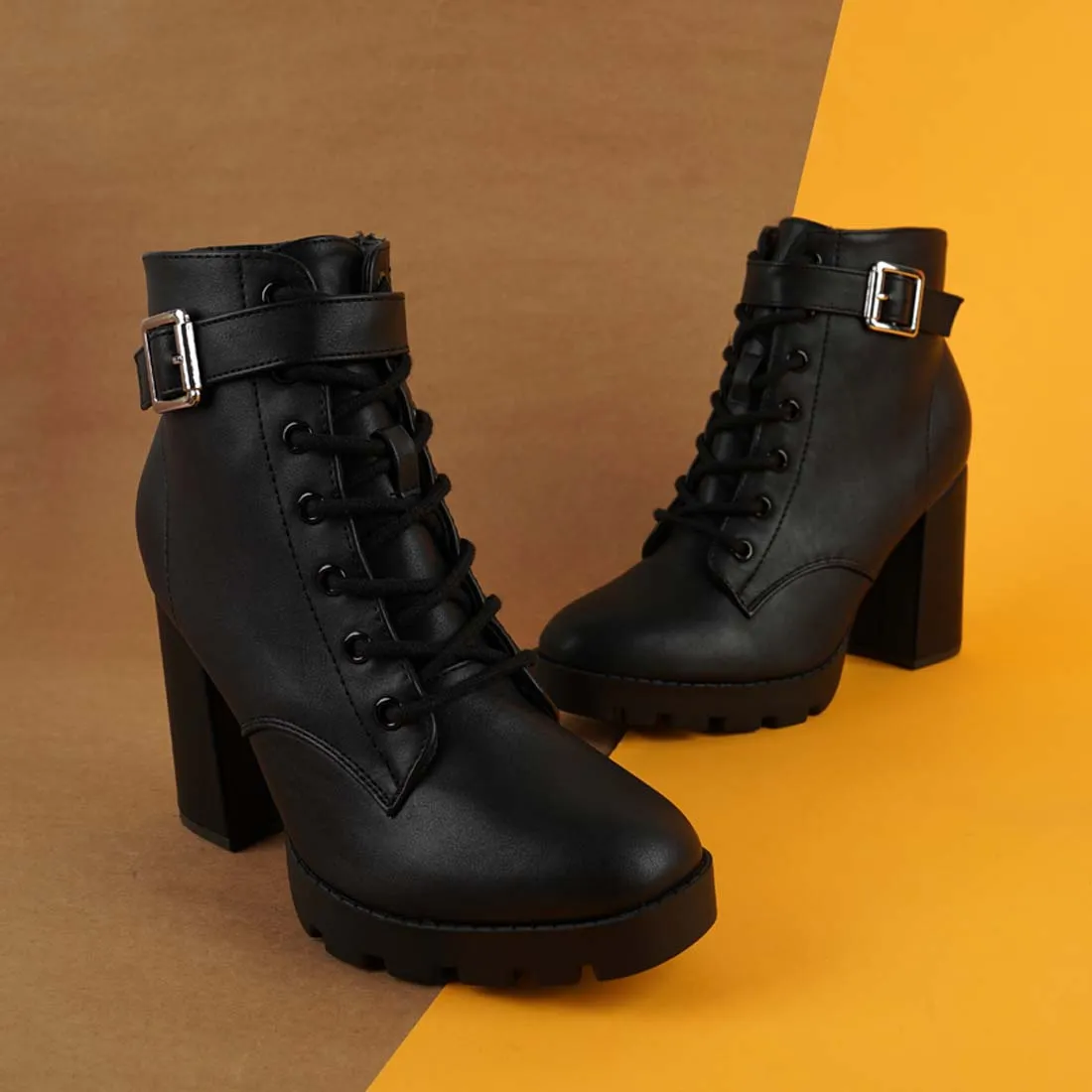 Lace Up Ankle Boots