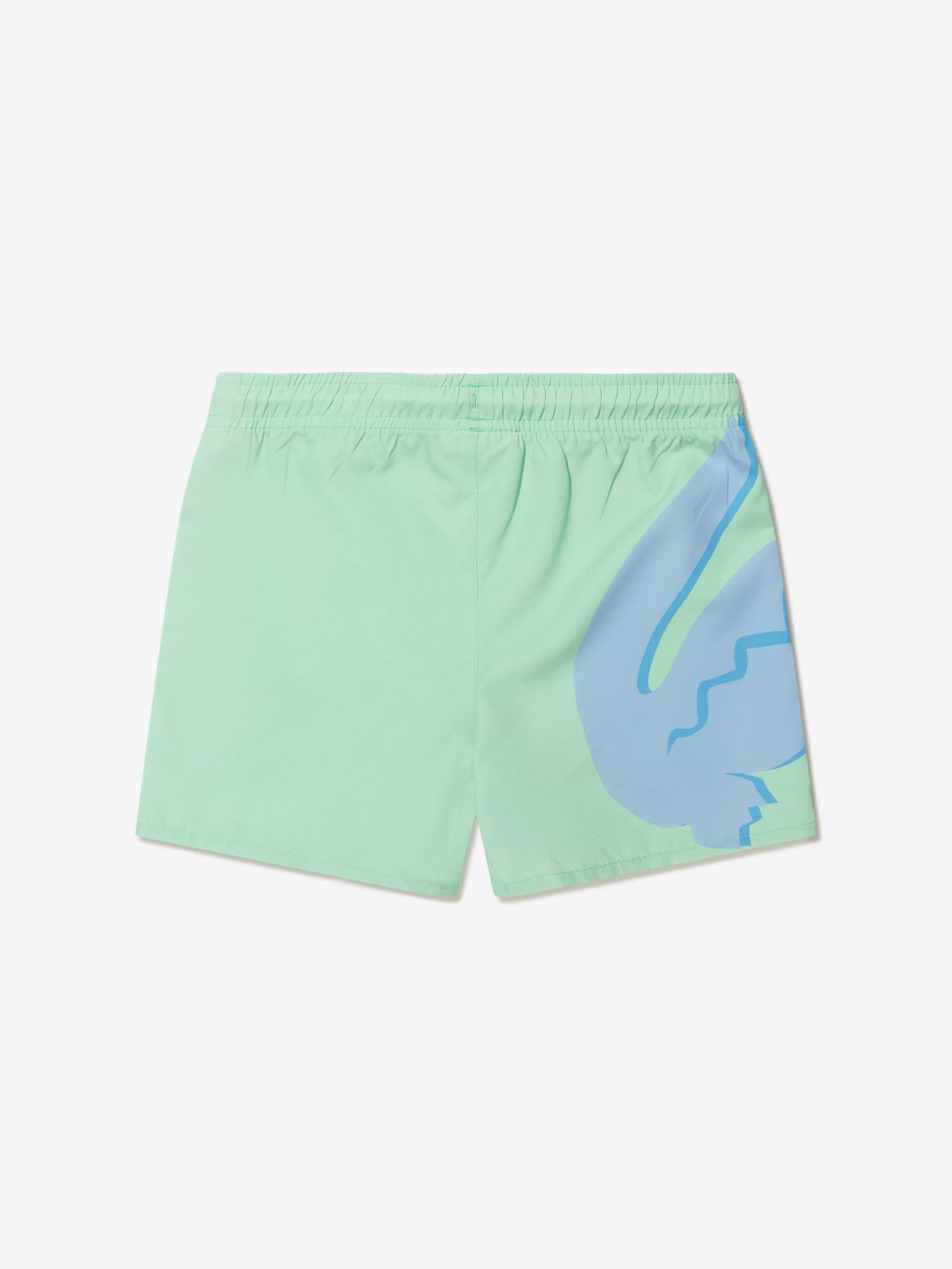 Lacoste Boys Logo Print Swim Shorts