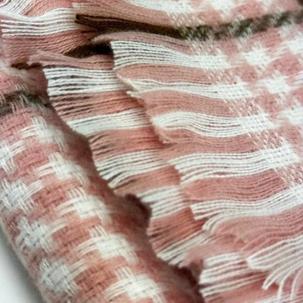 Ladies Checked Cosy Scarf By Alex Max