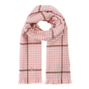 Ladies Checked Cosy Scarf By Alex Max