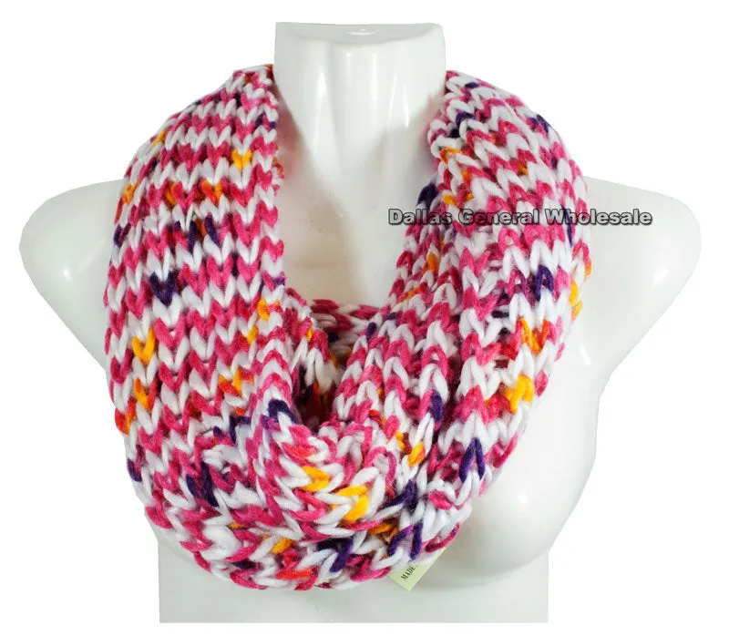 Ladies Knitted Infinity Circle Scarf Wholesale