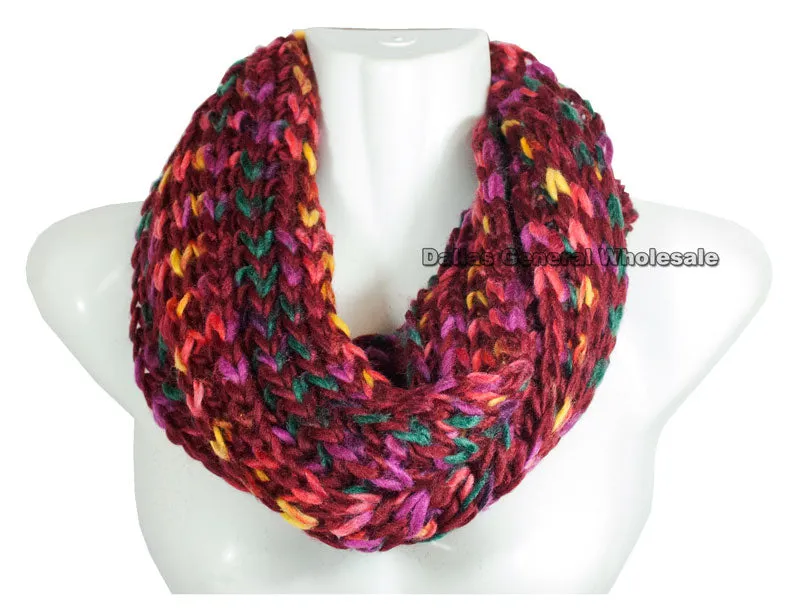 Ladies Knitted Infinity Circle Scarf Wholesale