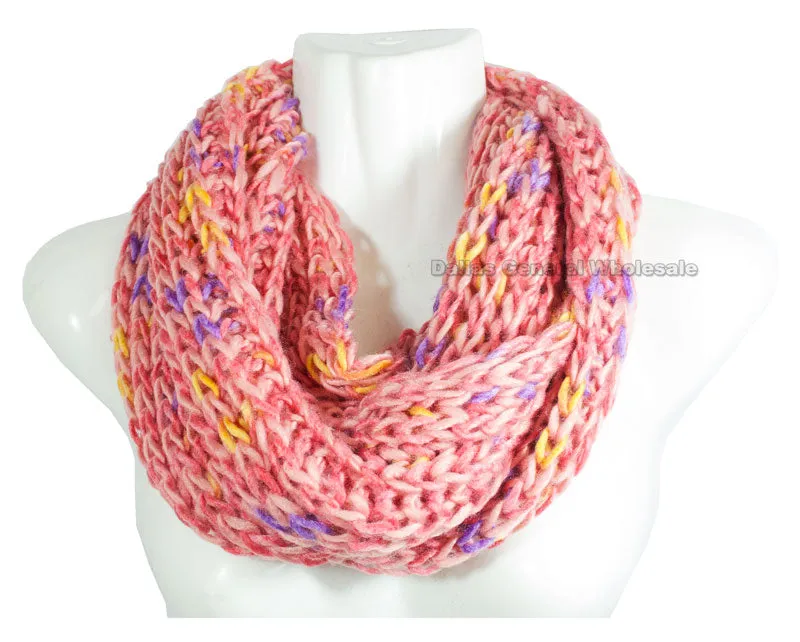 Ladies Knitted Infinity Circle Scarf Wholesale