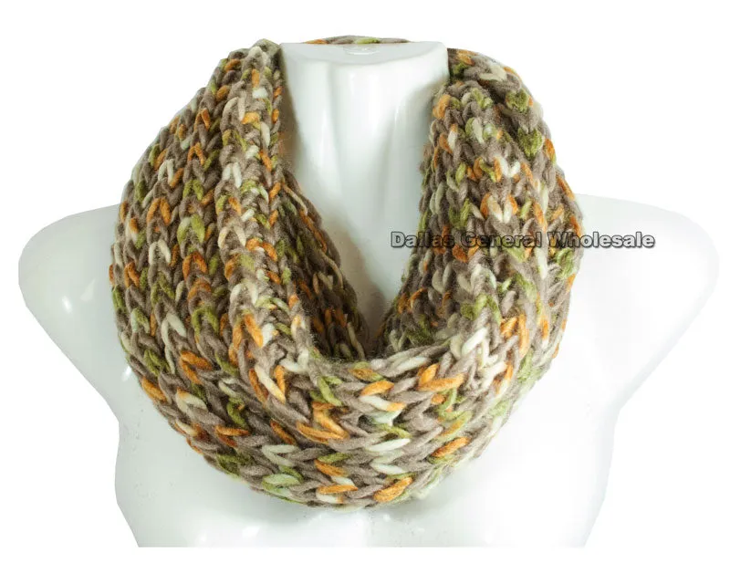 Ladies Knitted Infinity Circle Scarf Wholesale