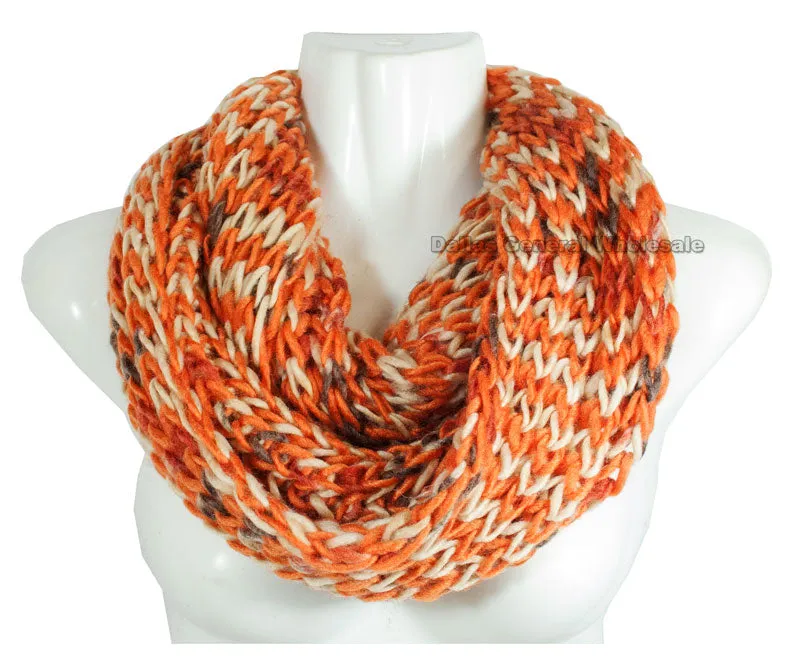 Ladies Knitted Infinity Circle Scarf Wholesale
