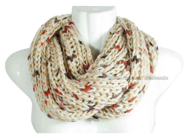 Ladies Knitted Infinity Circle Scarf Wholesale