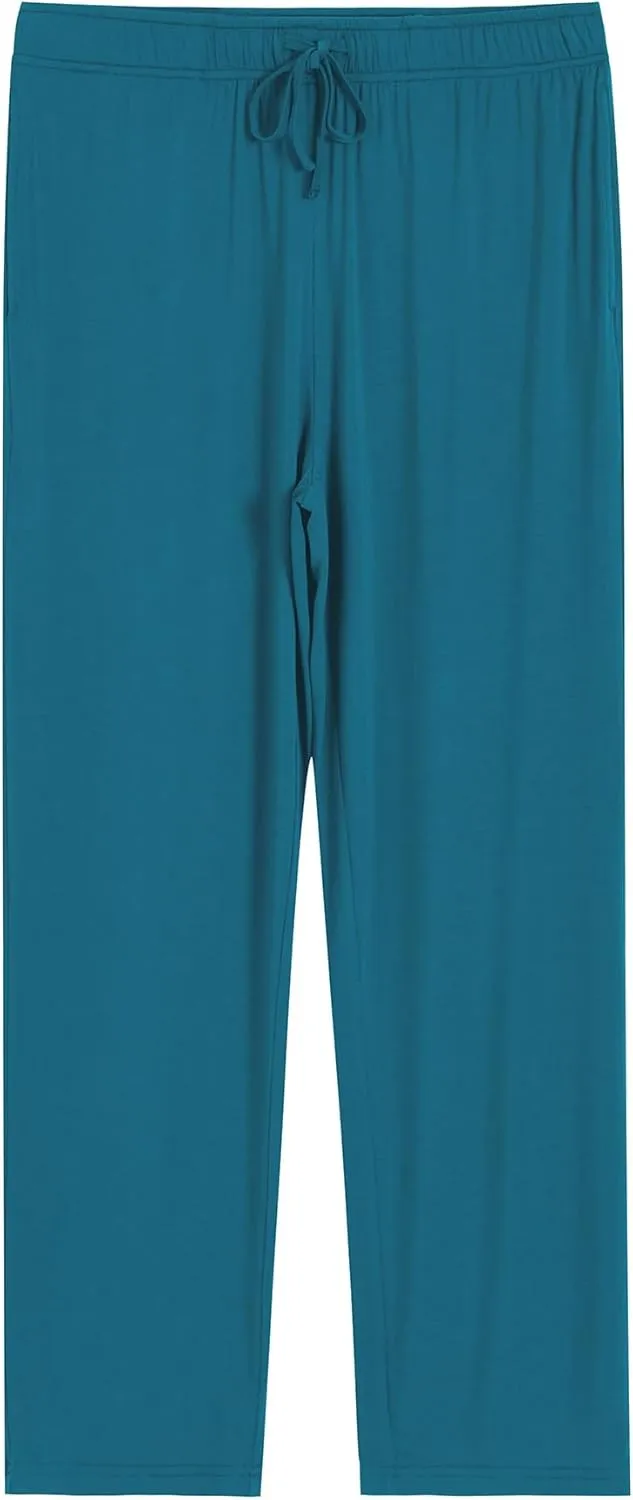 Latuza Men's Viscose Pajama Pants Soft Lounge Pants with Pockets