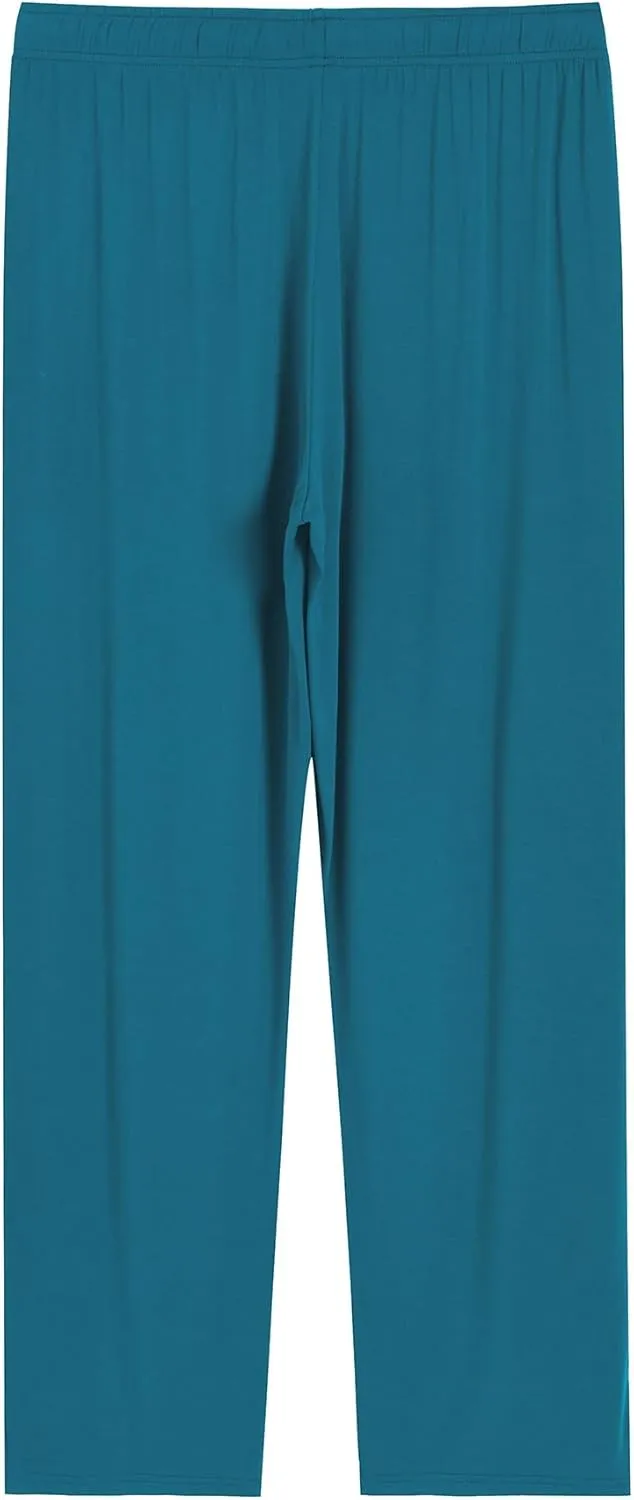 Latuza Men's Viscose Pajama Pants Soft Lounge Pants with Pockets