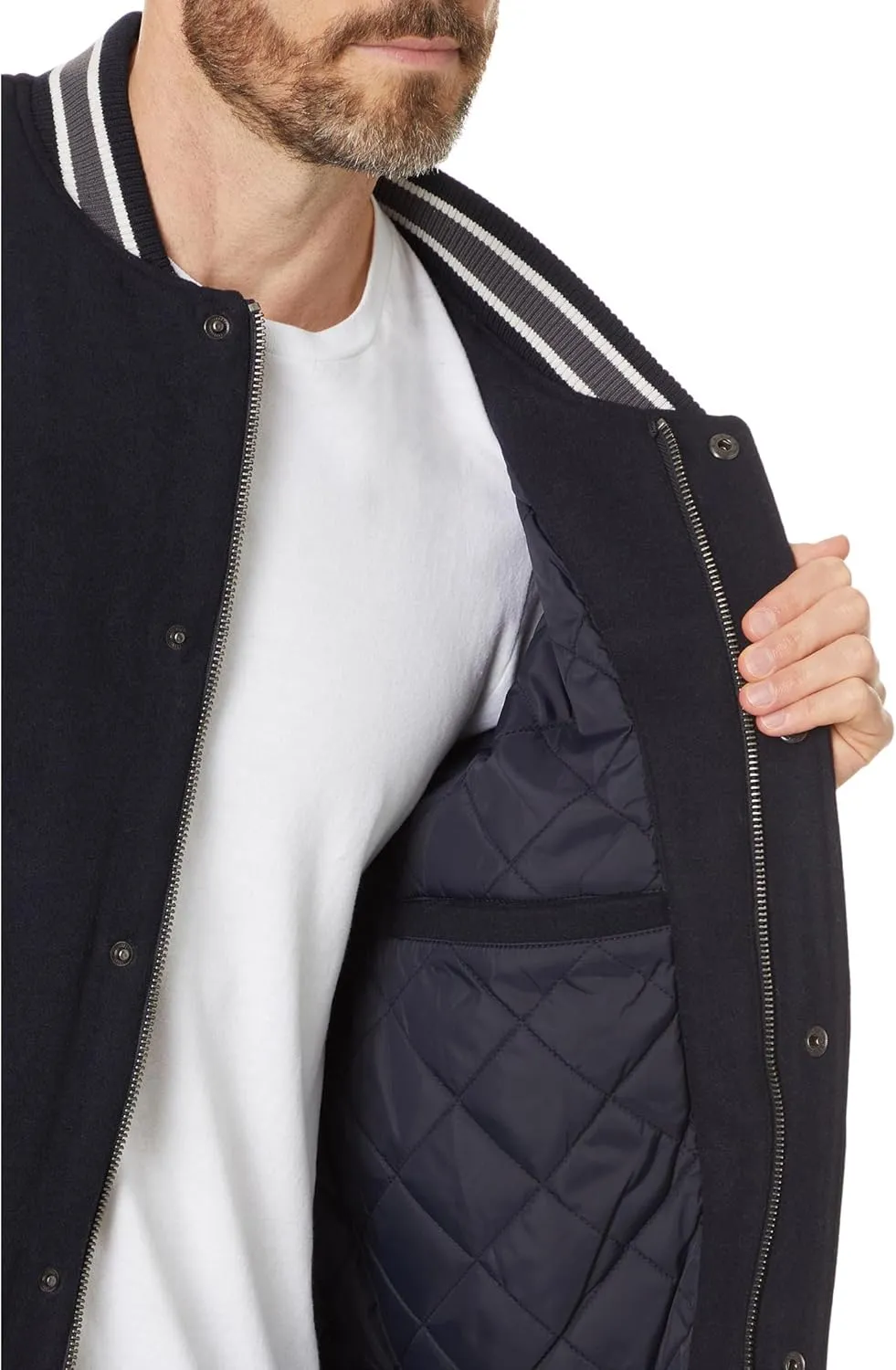 Levi's Men's Mixed Media Letterman Varsity Jacket