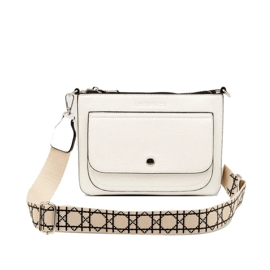 Lizzie Crossbody | White