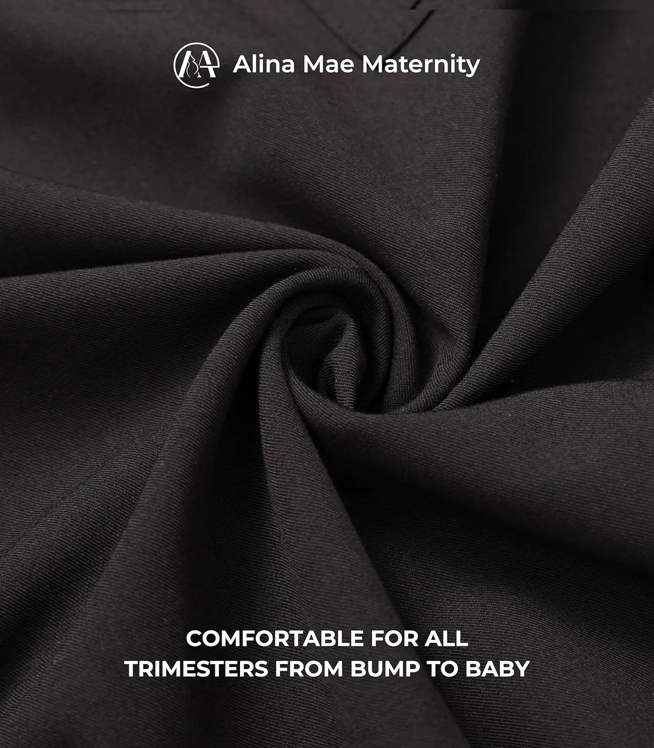 Maternity Scrub Jogger Pants for Women Pregnant Doctor Uniform Pant Nurse Scrub w/ 6 Pockets