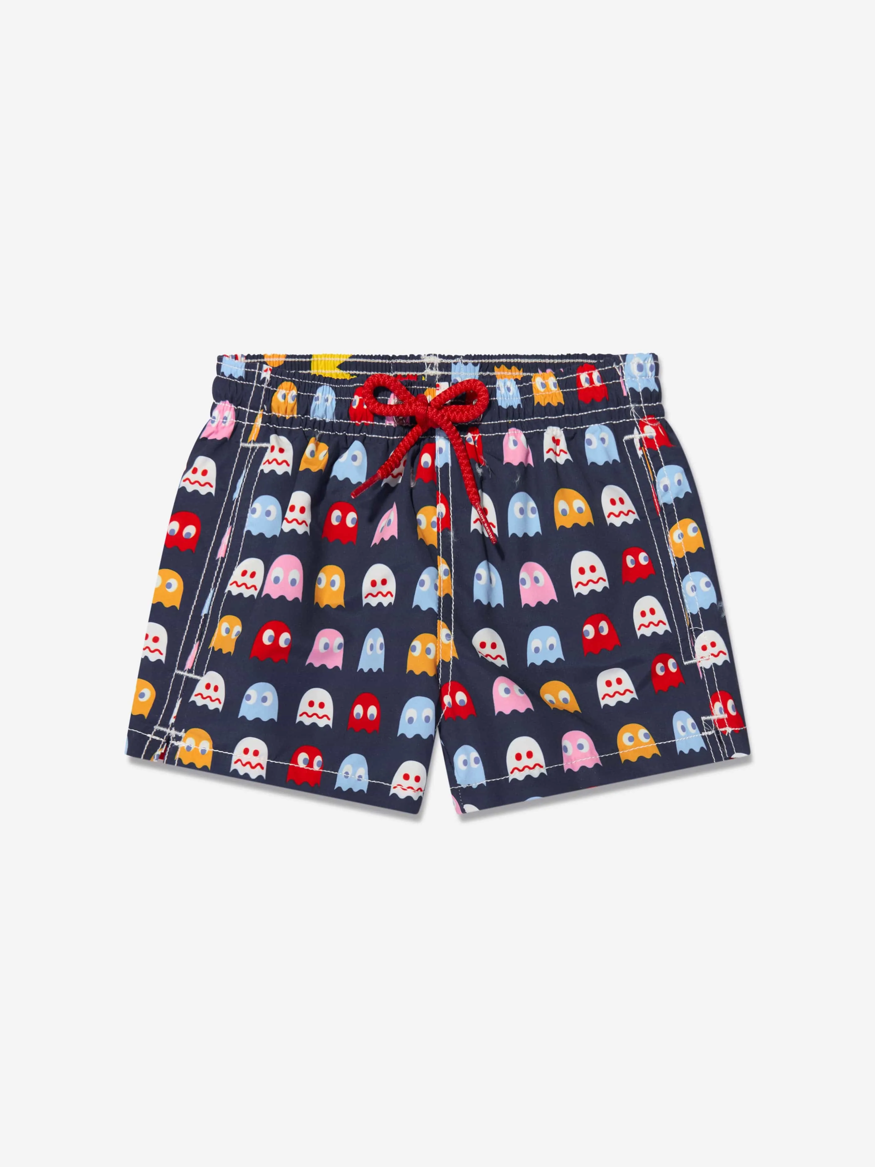 MC2 Saint Barth Boys Pac-Man Swim Shorts in Blue