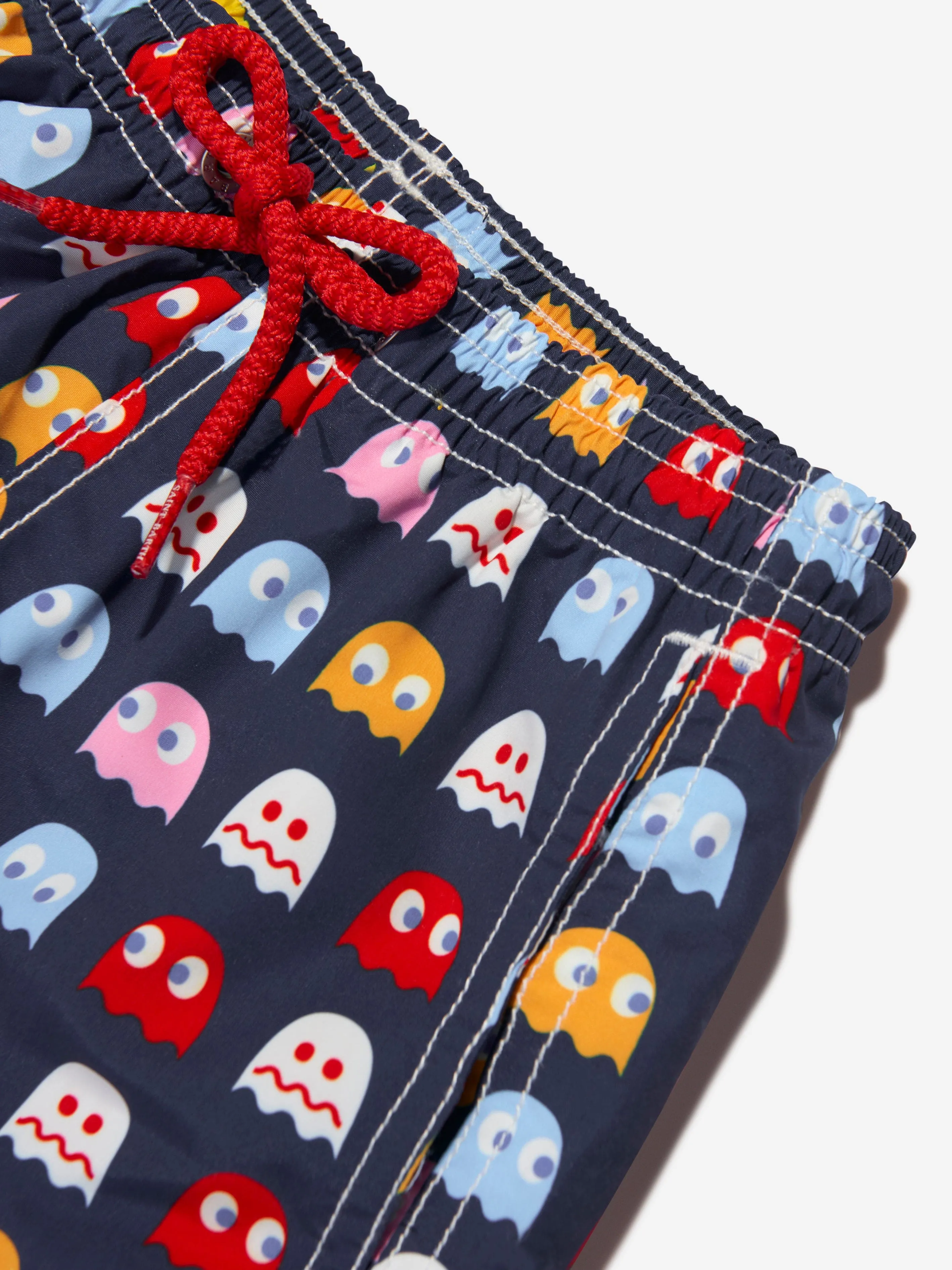 MC2 Saint Barth Boys Pac-Man Swim Shorts in Blue