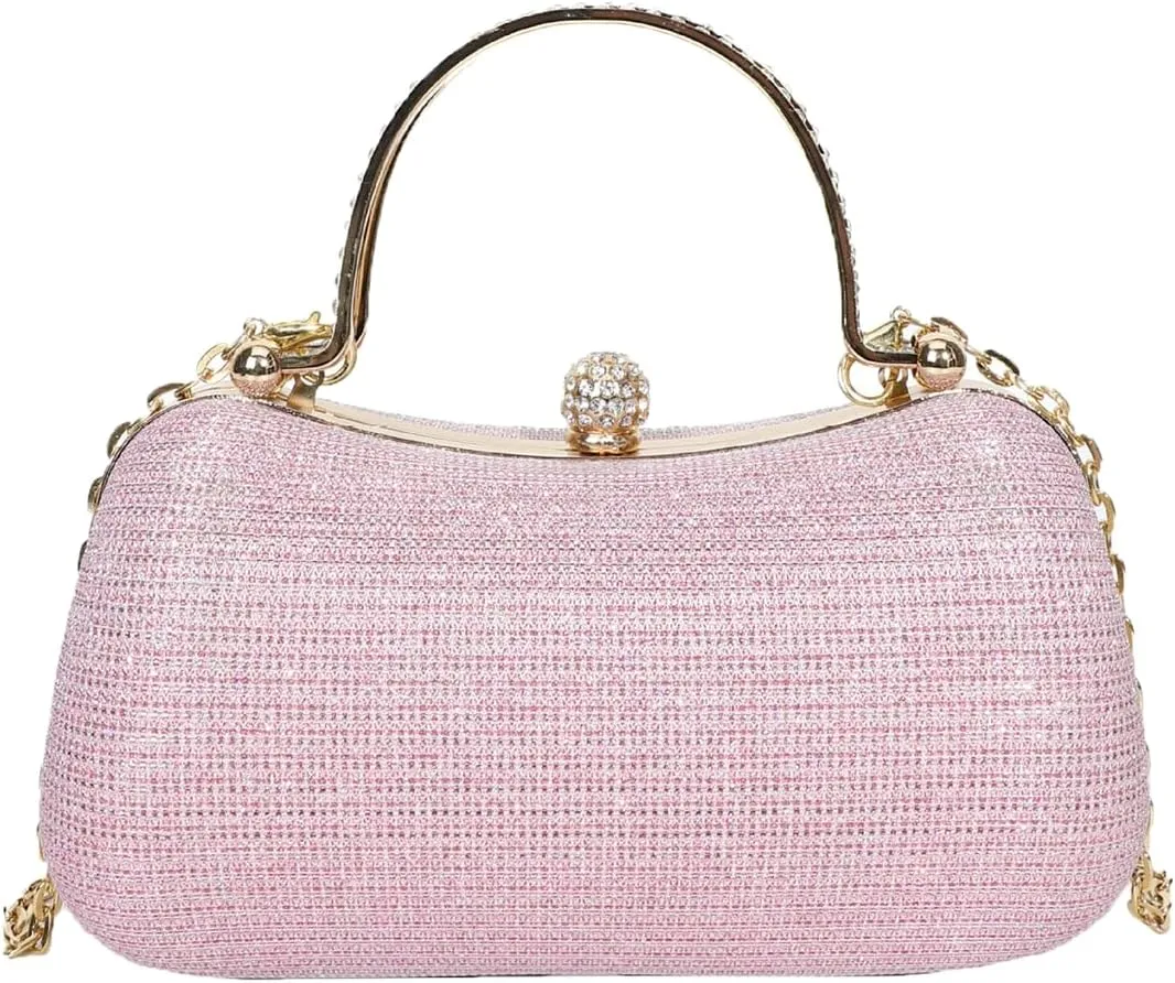 meilun Women's Rhinestone Clutch Evening Bags Sparkly Glitter Party Clutches Wedding Purses Cocktail Prom Satchel Handbags