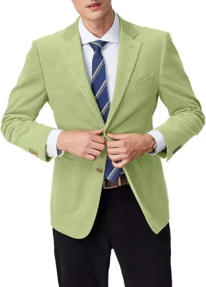 Mens Blazer Peak Lapel Suit Jacket Tweed Herringbone Sports Jackets for Men Slim Fit Business Casual Sports Coat