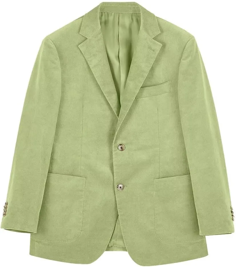 Mens Blazer Peak Lapel Suit Jacket Tweed Herringbone Sports Jackets for Men Slim Fit Business Casual Sports Coat