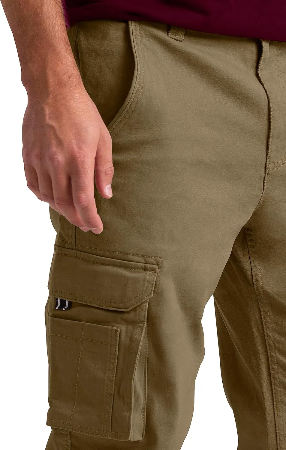 Mens Cargo Pants Stretch Flex Heavy Duty 12 Pockets Outdoor Hiking Security Relaxed Fit Wild Work Utility Pants