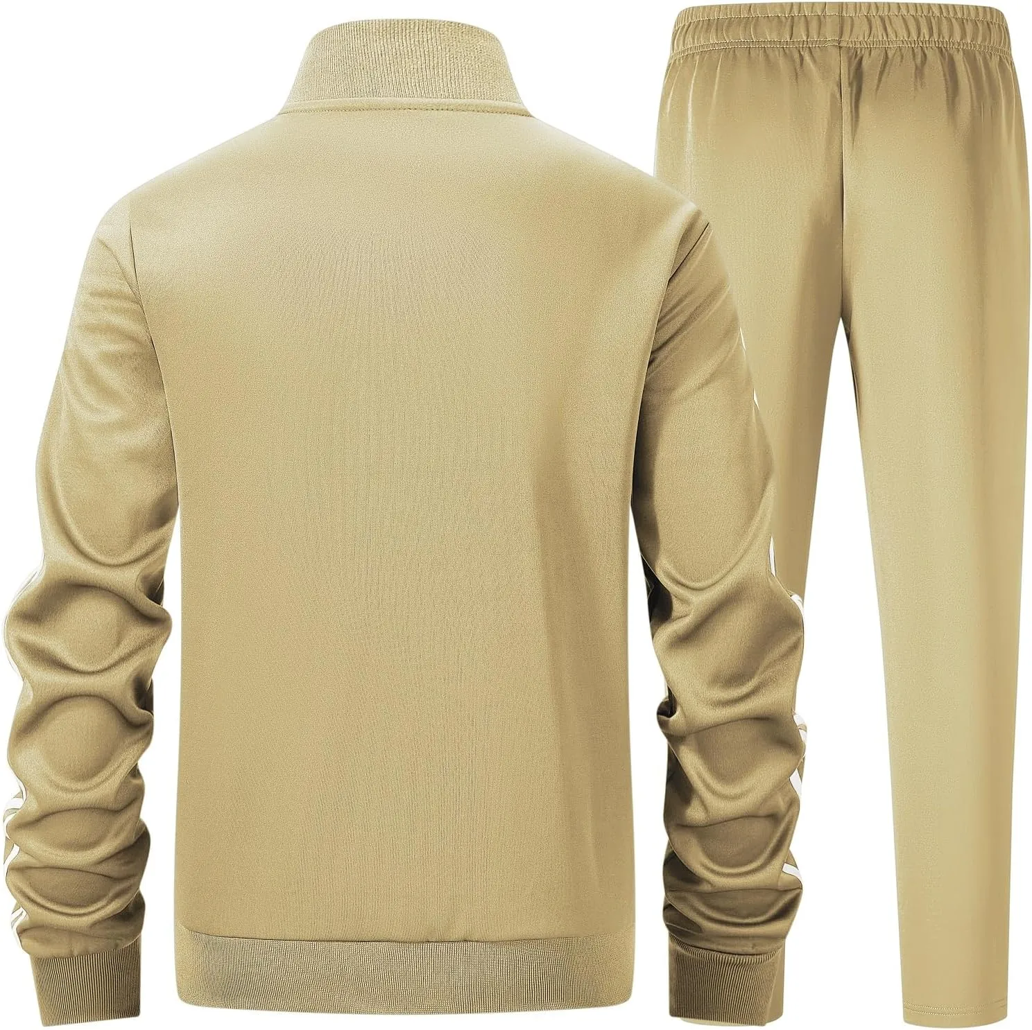Men's Casual Tracksuits Long Sleeve Jogging Suits Sweatsuit Sets Track Jackets and Pants 2 Piece Outfit