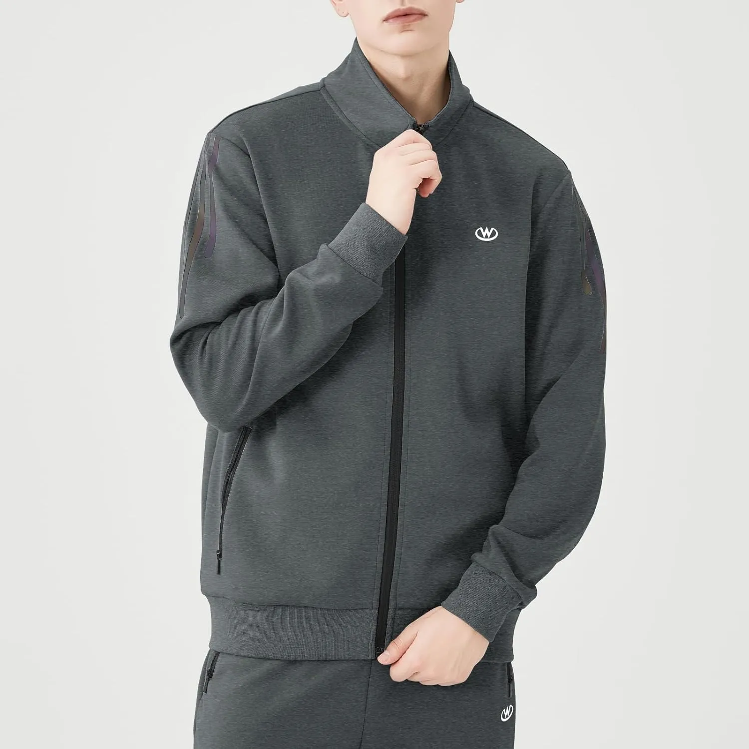 Men's Casual Tracksuits Long Sleeve Jogging Suits Sweatsuit Sets Track Jackets and Pants 2 Piece Outfit