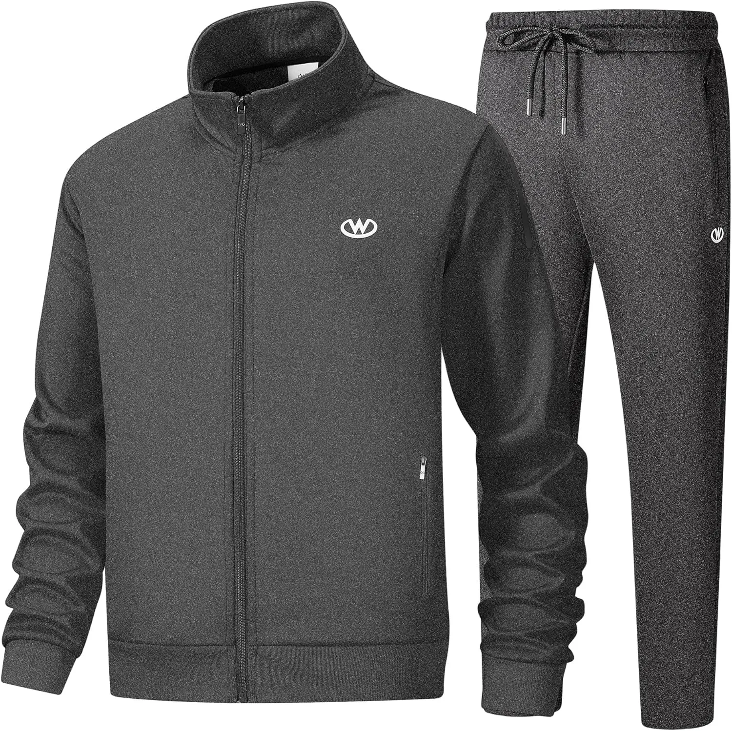 Men's Casual Tracksuits Long Sleeve Jogging Suits Sweatsuit Sets Track Jackets and Pants 2 Piece Outfit