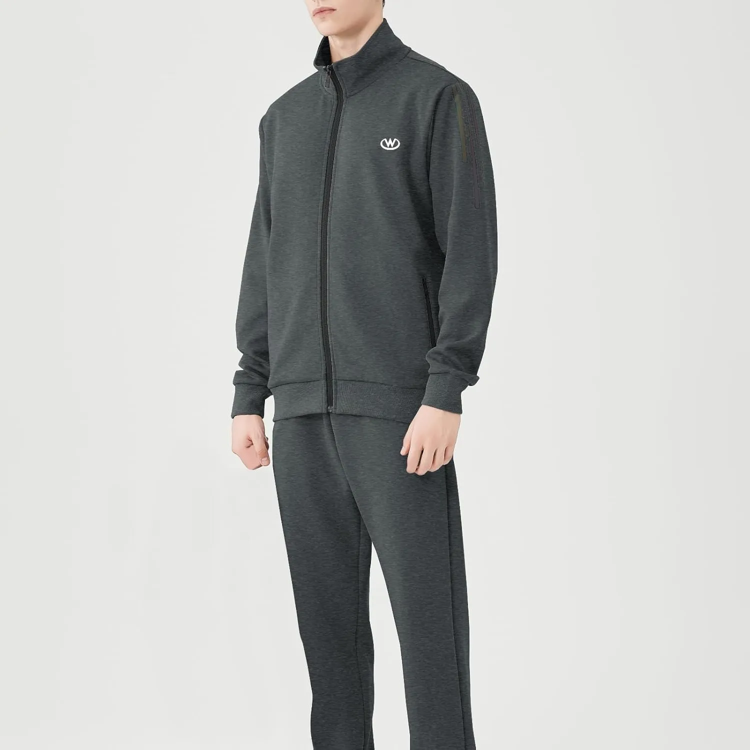 Men's Casual Tracksuits Long Sleeve Jogging Suits Sweatsuit Sets Track Jackets and Pants 2 Piece Outfit