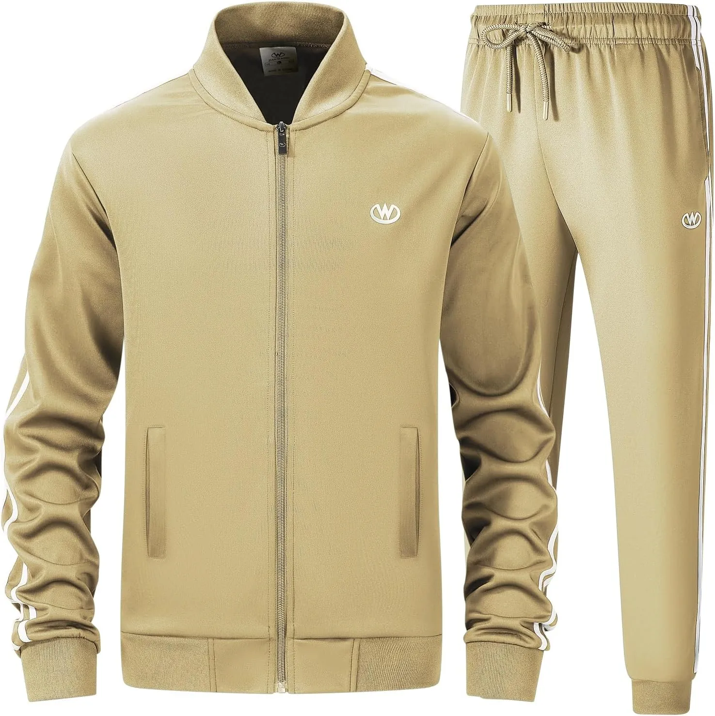 Men's Casual Tracksuits Long Sleeve Jogging Suits Sweatsuit Sets Track Jackets and Pants 2 Piece Outfit