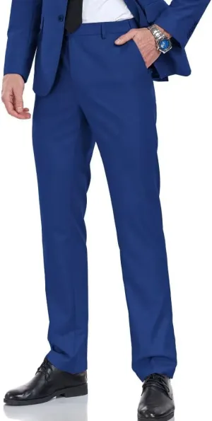 Men's Dress Pants Slim Fit Black Navy Dress Pants Trousers for Men Formal Suit Pants Casual Slacks