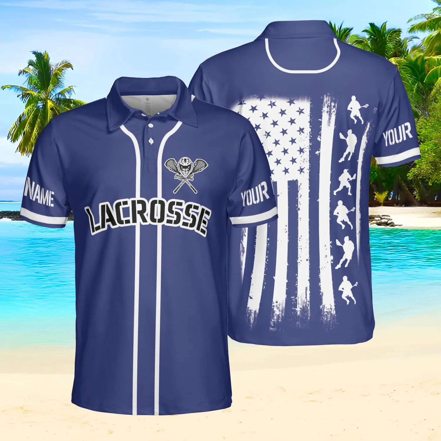 Men's Golf Polo Shirts, Custom Lacrosse Shirts Quick Dry Lightweight Casual Tennis T-Shirt (HN-PL3)