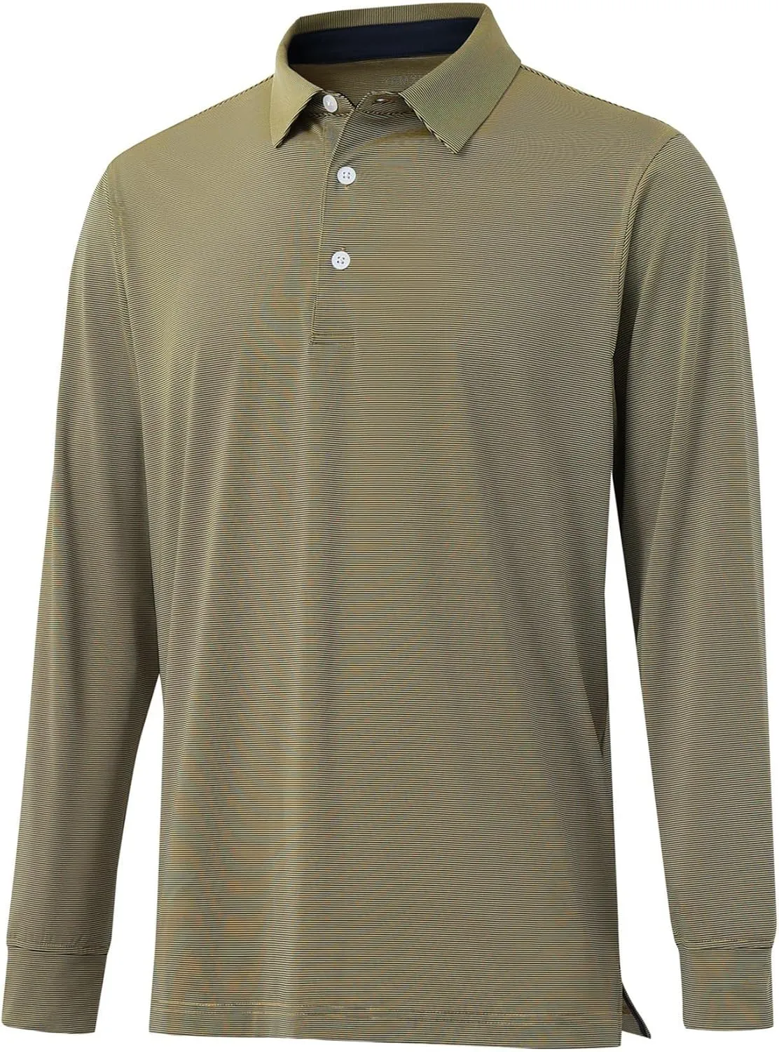 Mens Golf Shirts Long Sleeve Moisture Wicking Collared Work Business Casual Tennis Polo Shirts for Men