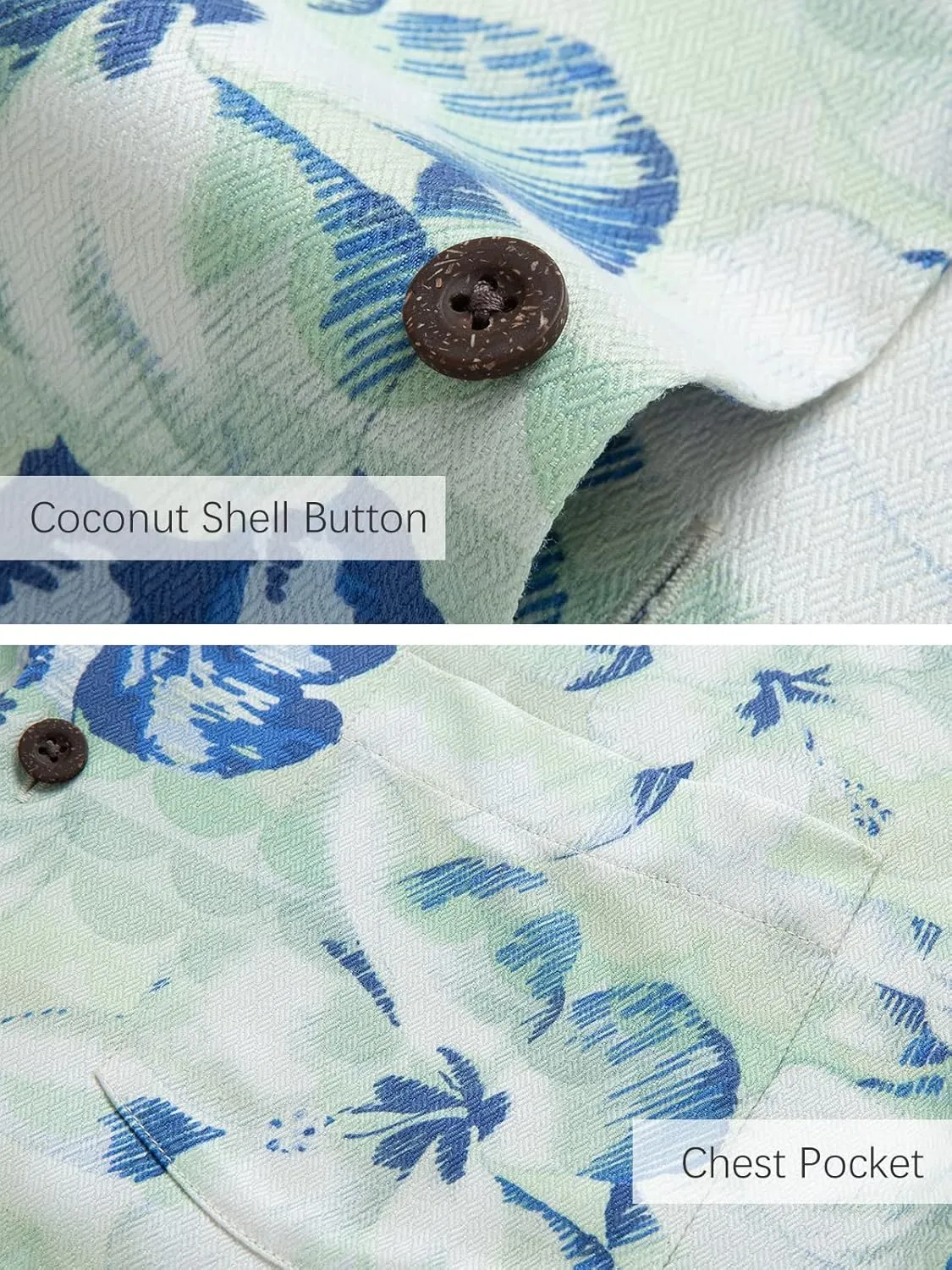 Mens Hawaiian Shirts Silk Short Sleeve Printed Beach Shirt Relaxed Fit Summer Tropical Shirts