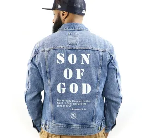 Men's Romans 8:14 Spring Denim Jacket