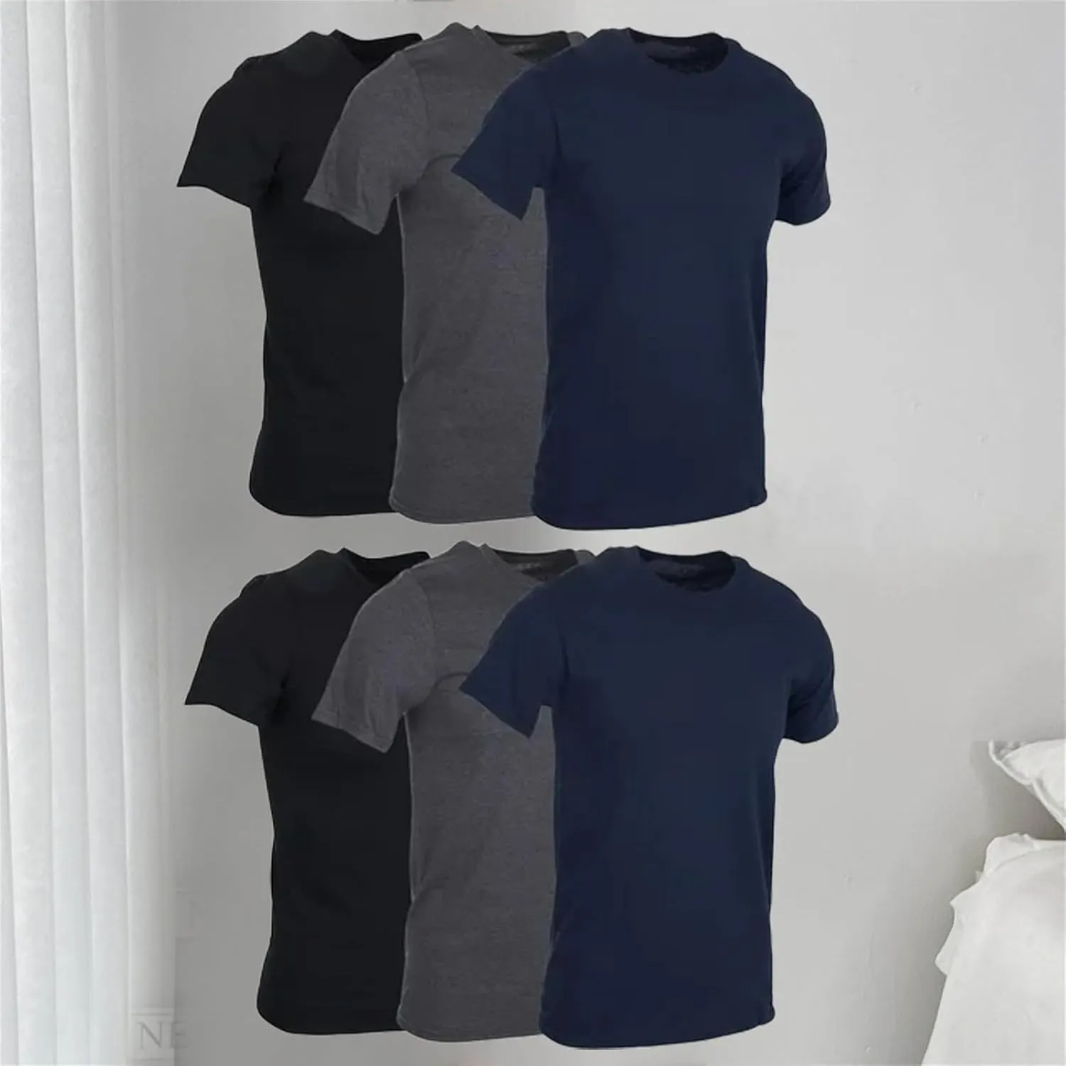 Mens T-Shirts Cotton Crew Neck Big and Tall Dry Fit Tshirts Summer Fashion Stylish Trendy Casual Crewneck Beach Shirts