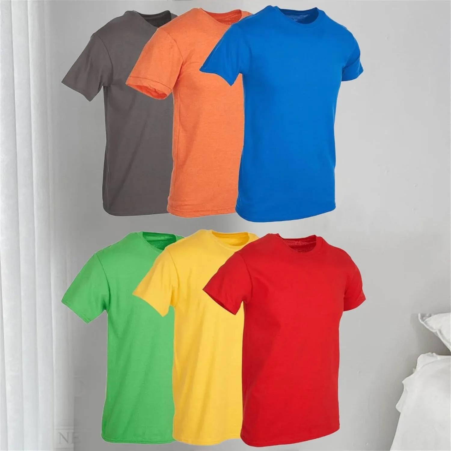 Mens T-Shirts Cotton Crew Neck Big and Tall Dry Fit Tshirts Summer Fashion Stylish Trendy Casual Crewneck Beach Shirts