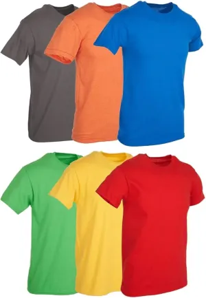 Mens T-Shirts Cotton Crew Neck Big and Tall Dry Fit Tshirts Summer Fashion Stylish Trendy Casual Crewneck Beach Shirts