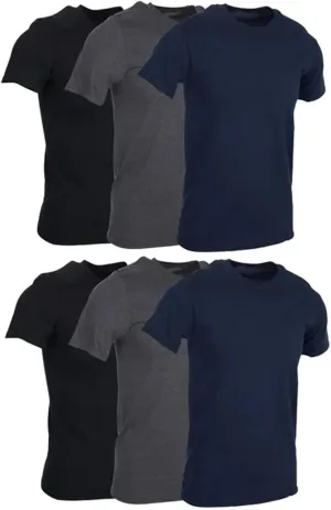 Mens T-Shirts Cotton Crew Neck Big and Tall Dry Fit Tshirts Summer Fashion Stylish Trendy Casual Crewneck Beach Shirts