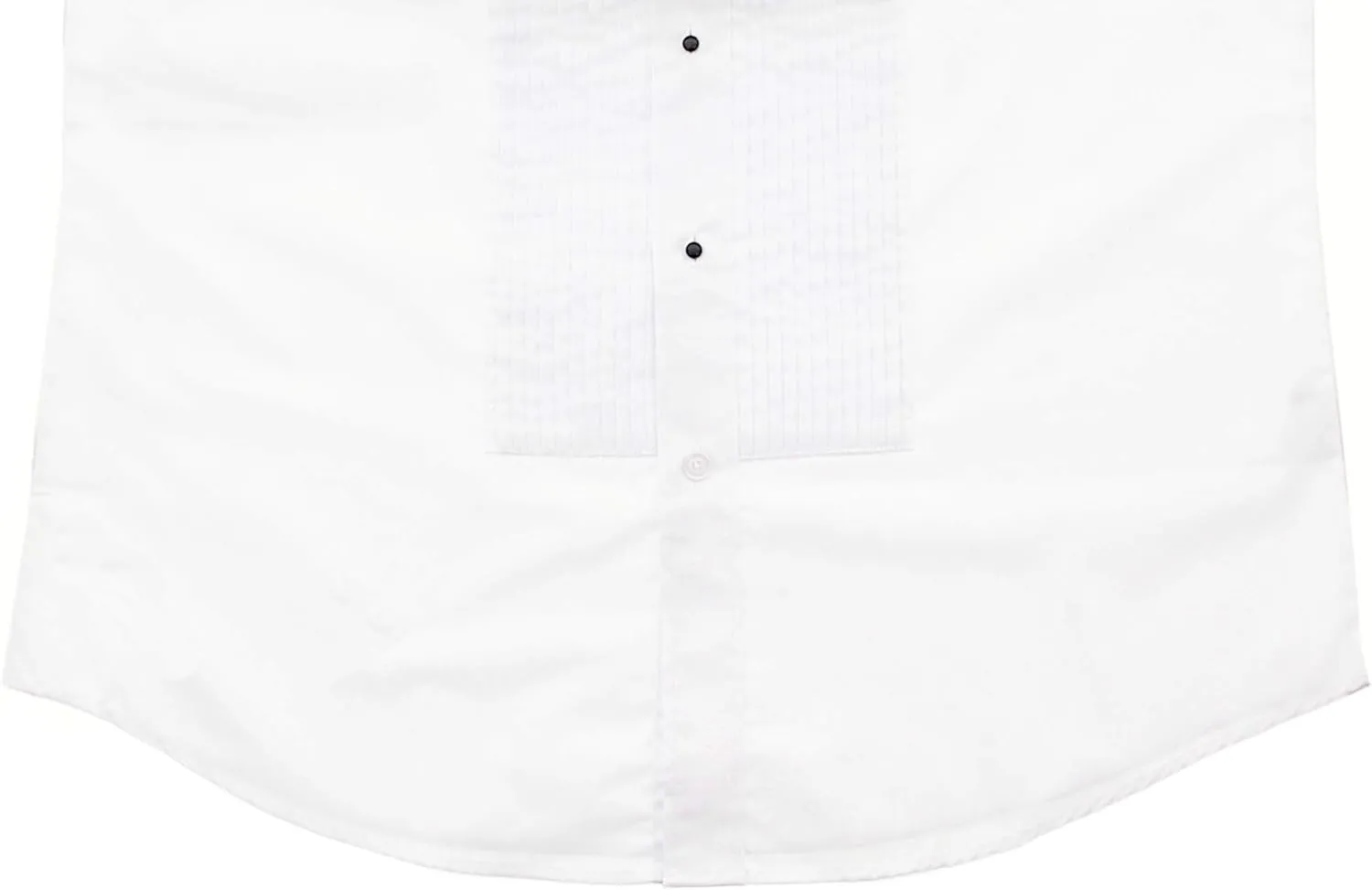 Milani Men's Tuxedo Shirt with French Cuffs and Lay Down Collar