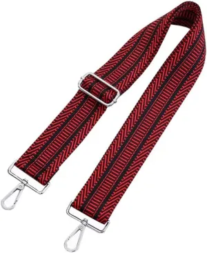 Multicolor Canvas 2" Wide Strap Replacement Purse Strap Replacement Removable Crossbody Strap for Handbags