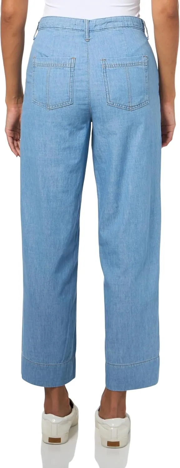 Nautica Women's Denim Wide Leg Jean