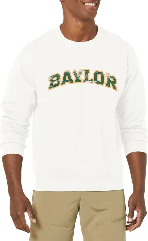 NCAA Baylor Bears 50/50 Blended 8-Ounce Vintage Arch Crewneck Sweatshirt